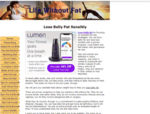 Tablet Screenshot of life-without-fat.com